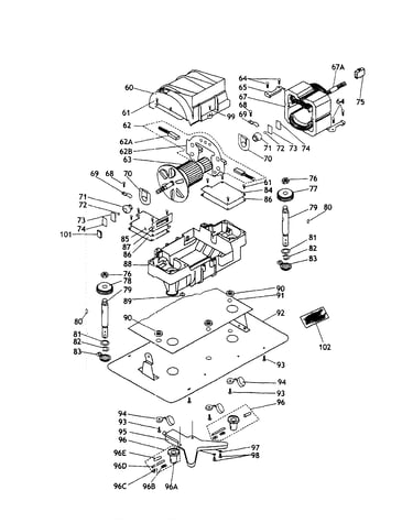 Motor/base plate