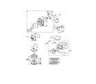 Ariens 936046 head-cylinder/blower housing diagram