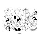 Craftsman 917371650 engine/housing/handle diagram