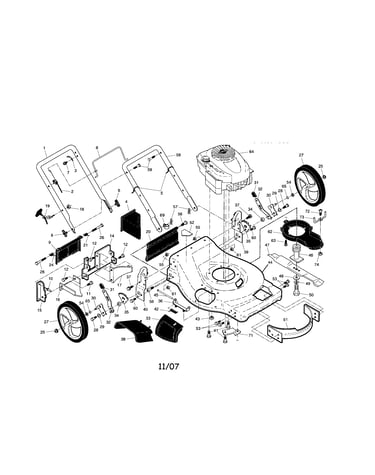 Engine/housing/handle