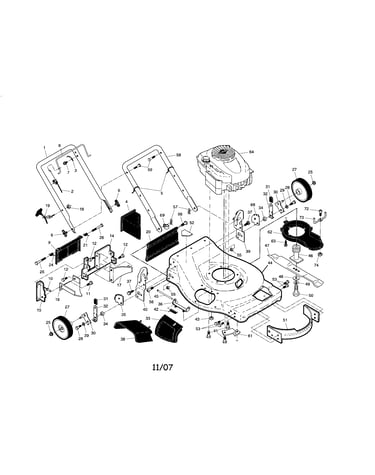 Engine/housing/handle