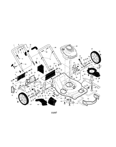 Engine/housing/handle
