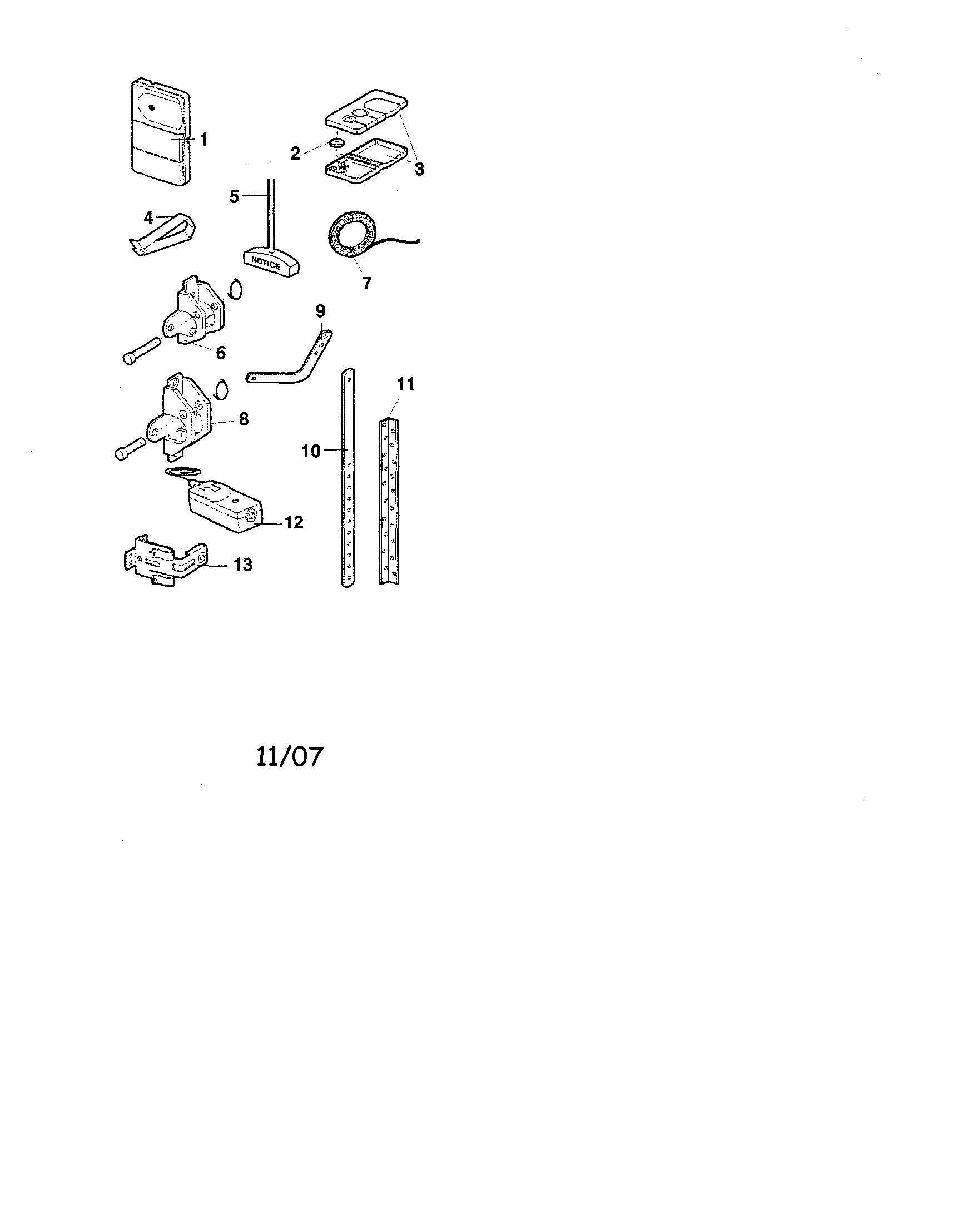 Installation parts