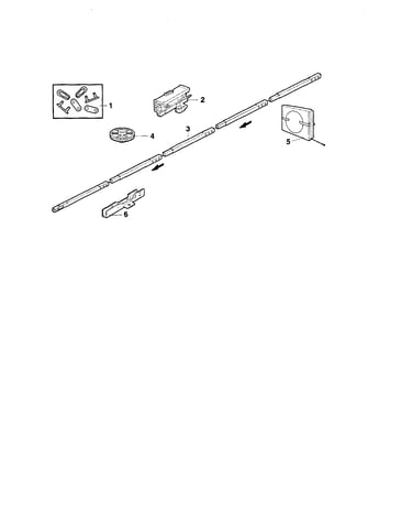 Rail assembly parts