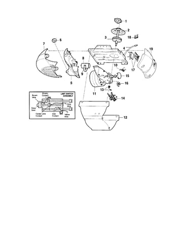 Motor unit assembly parts