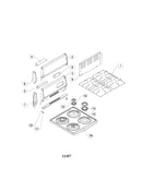 Cooktop and backguard