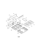 Cooktop and backguard