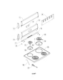 Cooktop and backguard