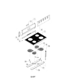 Cooktop and backguard