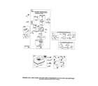 Briggs & Stratton 126312-0560-E1 carburetor/fuel tank diagram