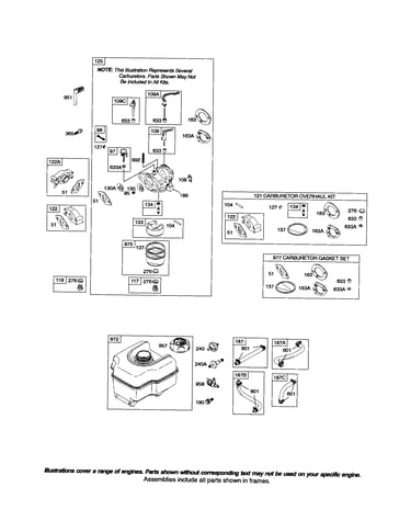 Carburetor/fuel tank