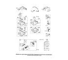 Briggs & Stratton 126312-0560-E1 starter motor/control bracket diagram
