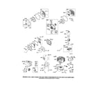 Briggs & Stratton 126300 (0023-3776) gear cover/muffler guard diagram