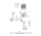 Briggs & Stratton 31G777-0036-E1 cylinder/crankshaft diagram