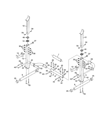 Uprights/base