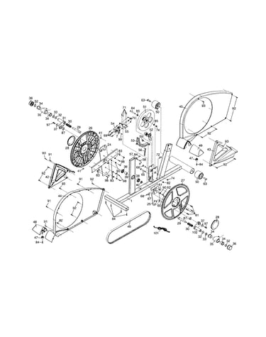 Frame/pulley/side shields