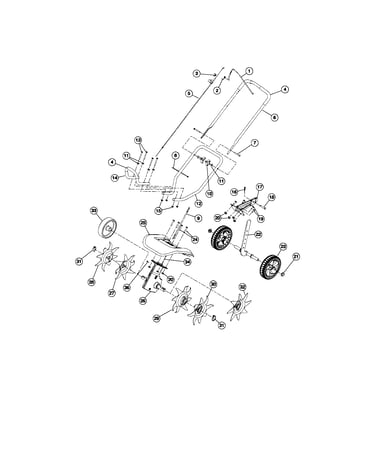 Lower cultivator