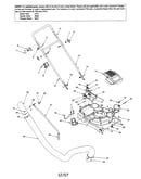 Handle/flail housing/vacuum hose