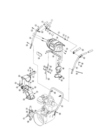 Handles/chute