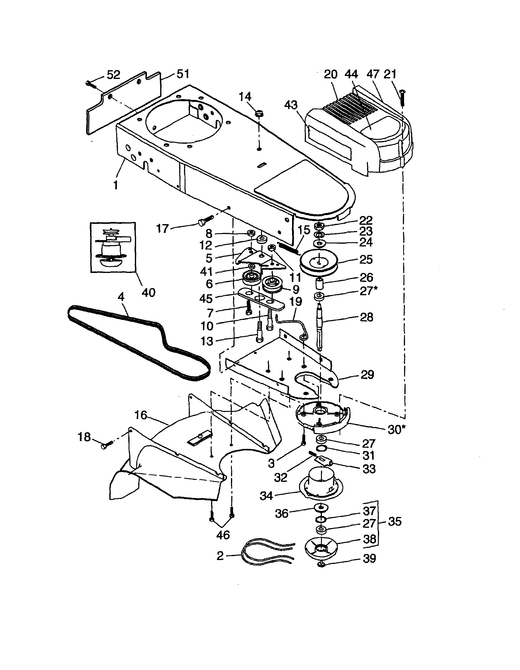 CHASSIS/DEFLECTOR