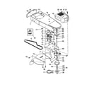 Craftsman 917773707 chassis/deflector diagram