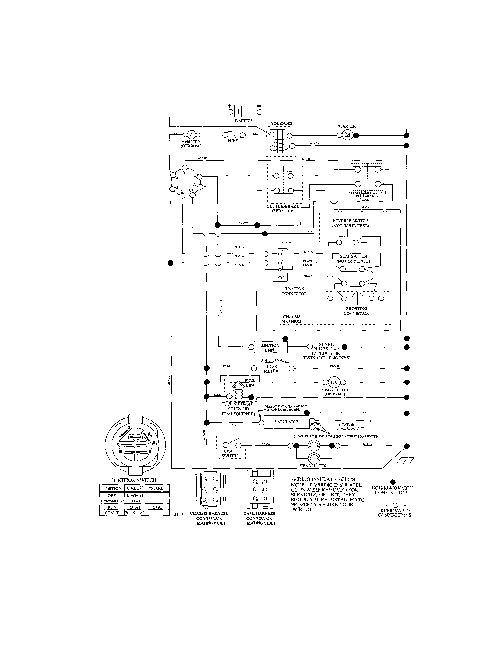 SCHEMATIC DIAGRAM-TRACTOR