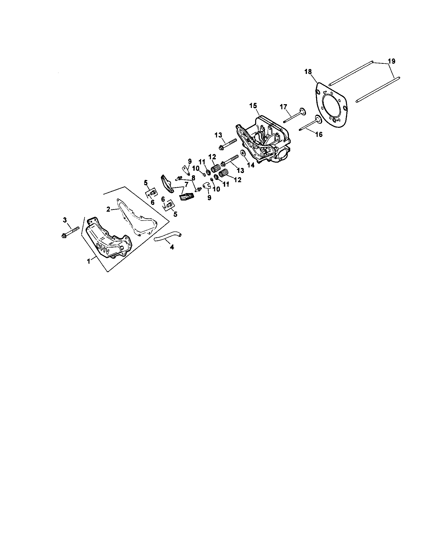 Head/valve/breather