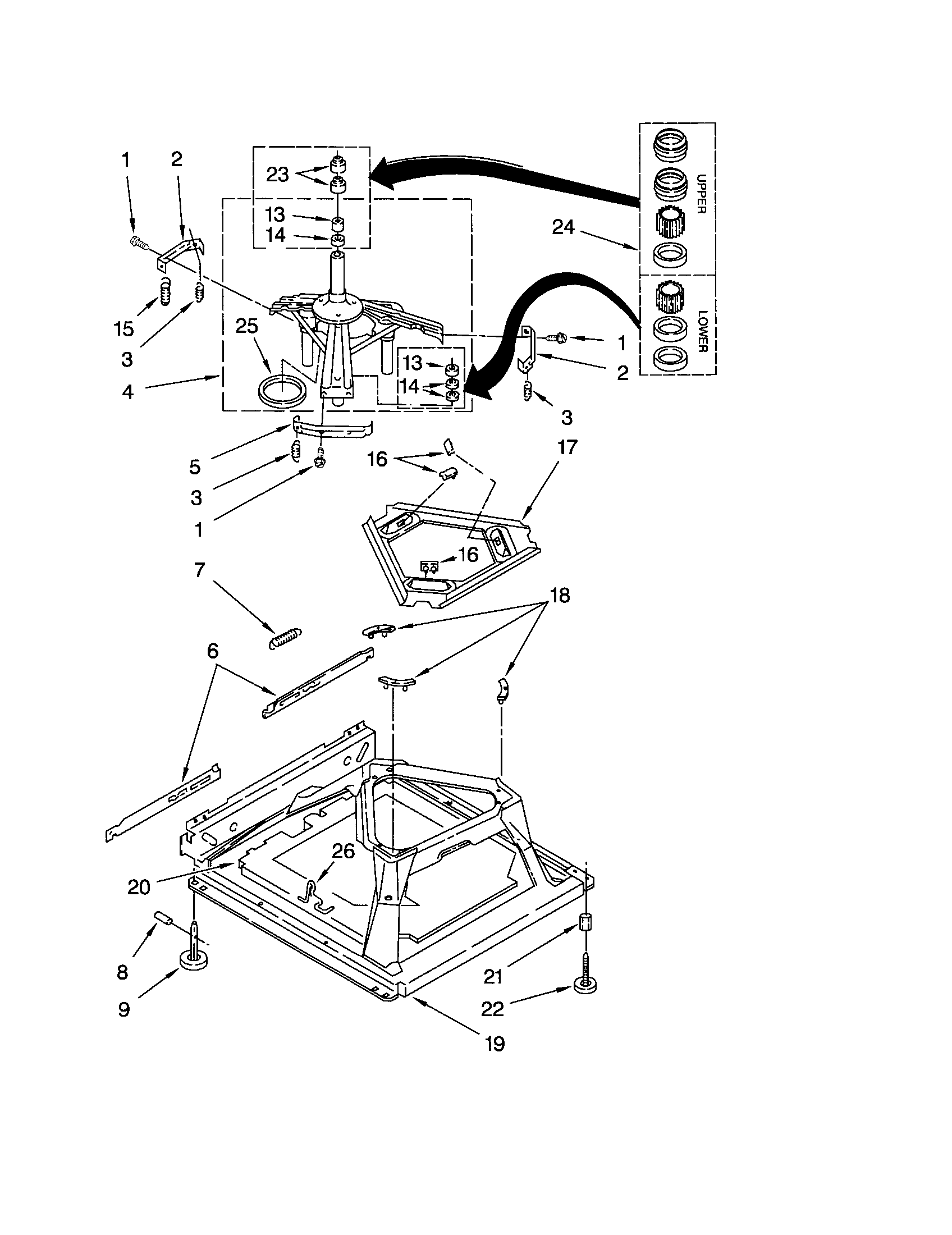 Machine base