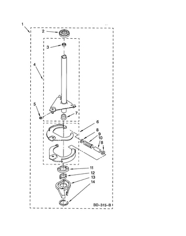 Brake and drive tube