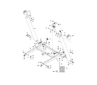 Proform 831247550 uprights/frame diagram