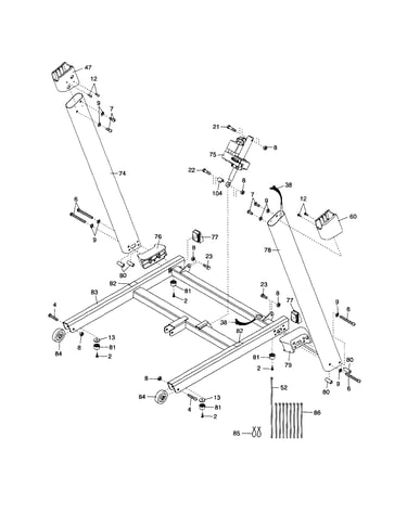 Uprights/frame