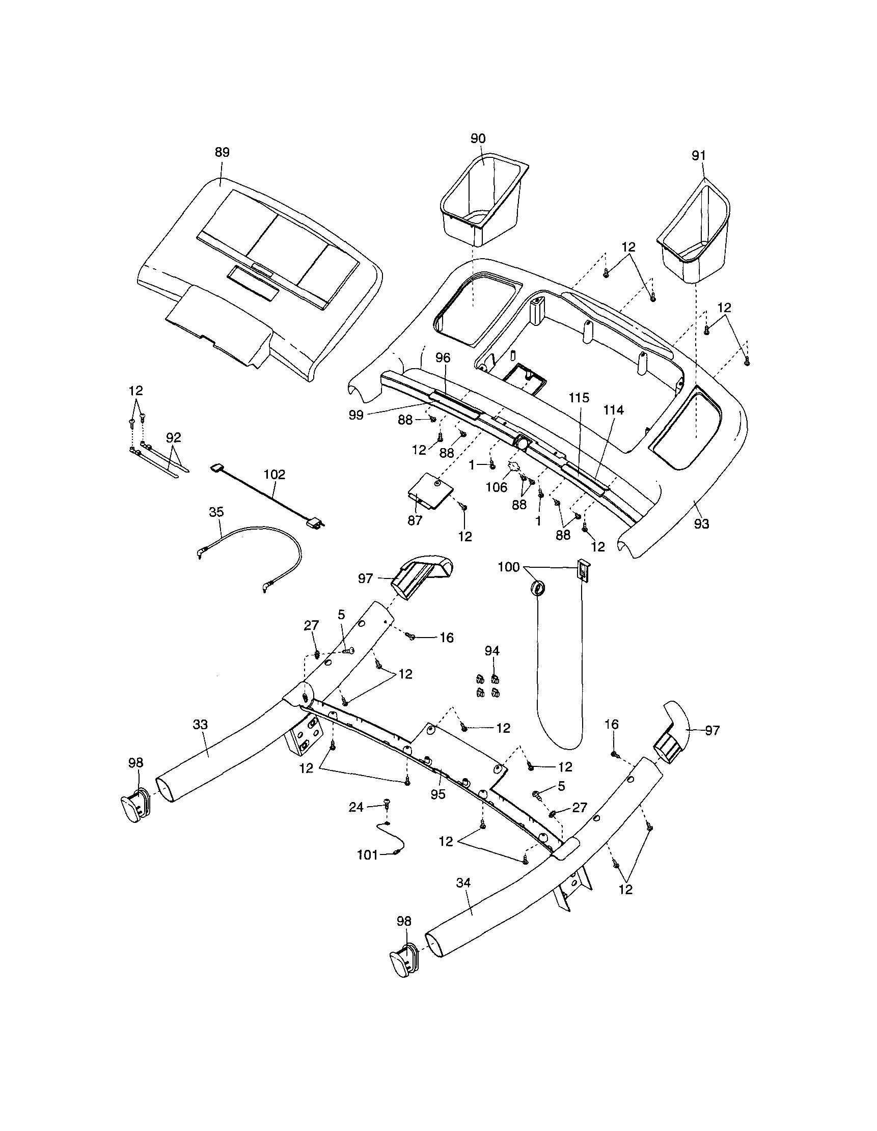 Console/handrails