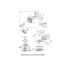 Craftsman 917286050 blower housing/head-cylinder diagram
