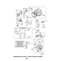 Craftsman 917289104 cylinder/crankshaft/sump diagram