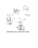 Motor-starter/flywheel