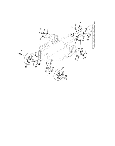 Wheel and depth stake
