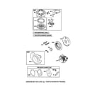 Craftsman 917297141 starter-rewind/blower housing diagram