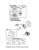 Starter-rewind/blower housing