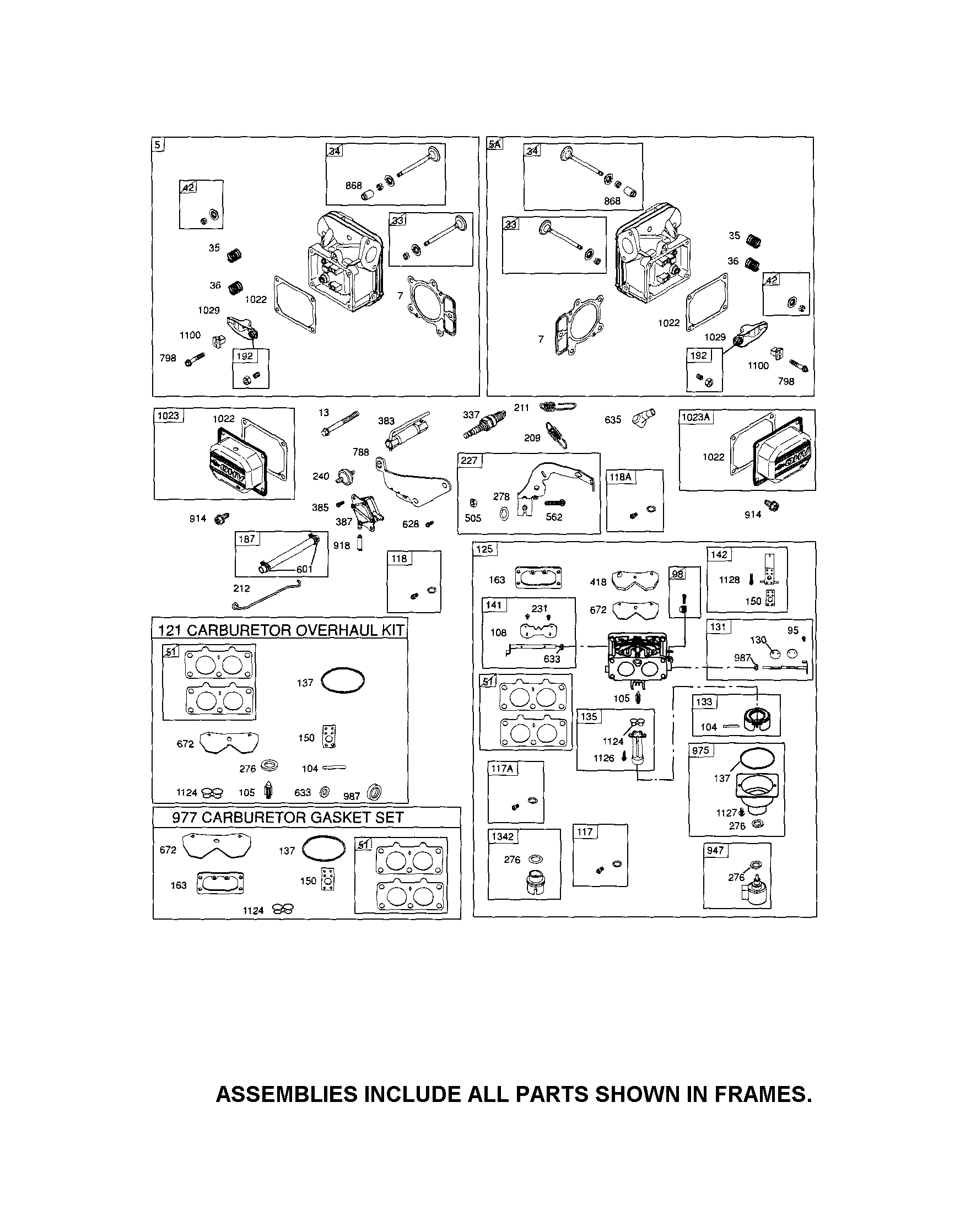 Head-cylinder/carburetor