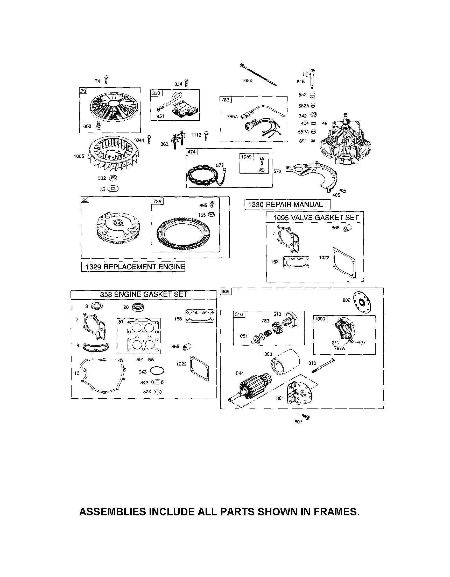 Motor-starter/flywheel