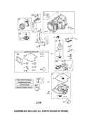 Cylinder/crankshaft/sump
