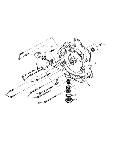Outer crankcase