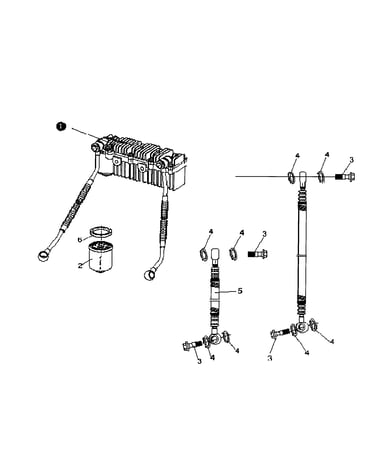 Oil cooler (not incl 6150 model)