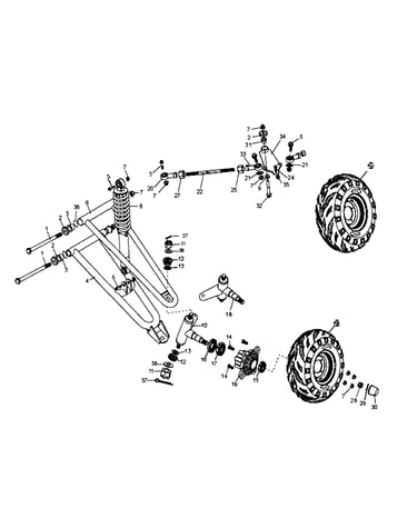 Front suspension