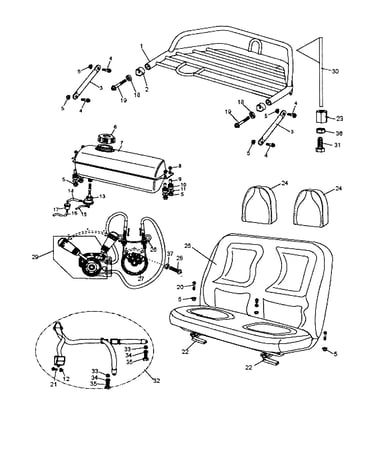Rear cargo rack