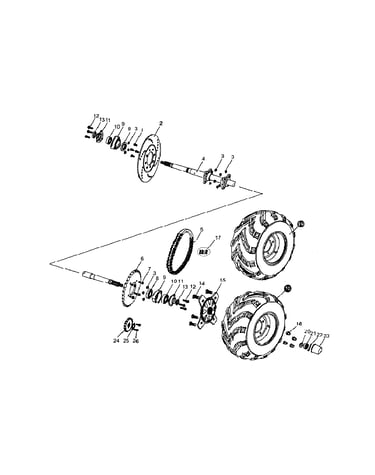 Rear axle