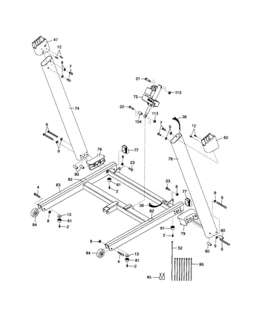 Uprights/base