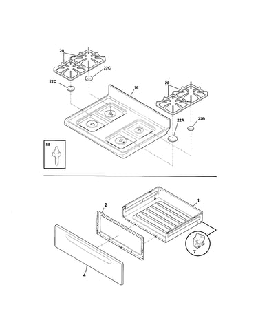 Top/drawer