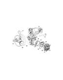 Connection rod/piston/head