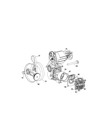 Connection rod/piston/head